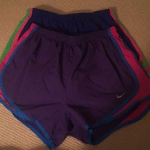 2 Nike sports shorts